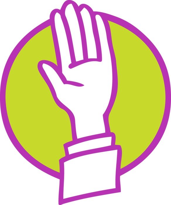 Teacher hand drawing