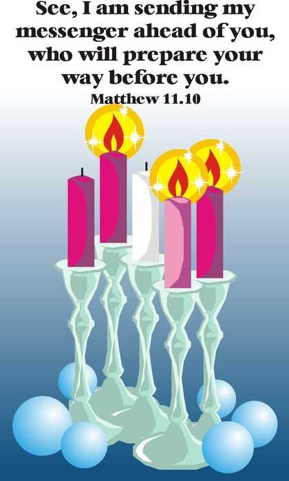picture with red candles