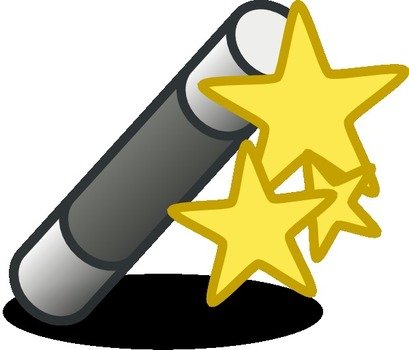 Wand With Stars At Clkercom Vector Online