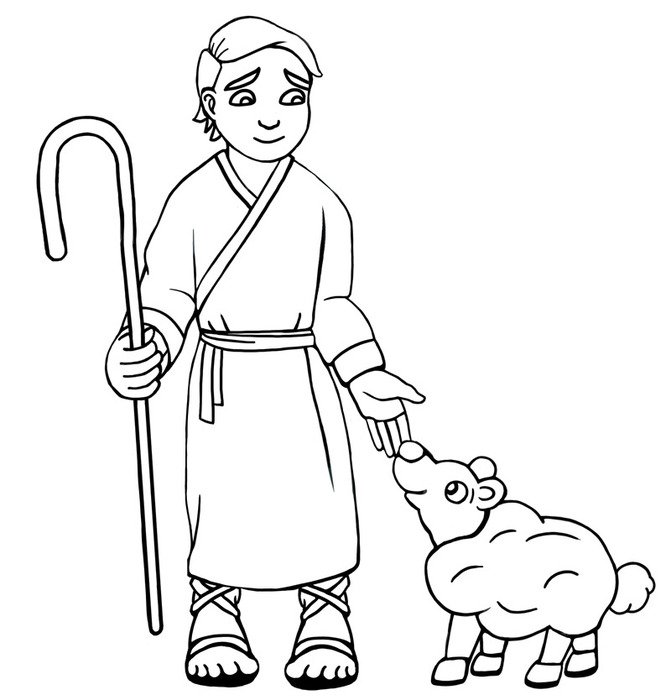 Shepherd Boy drawing free image download