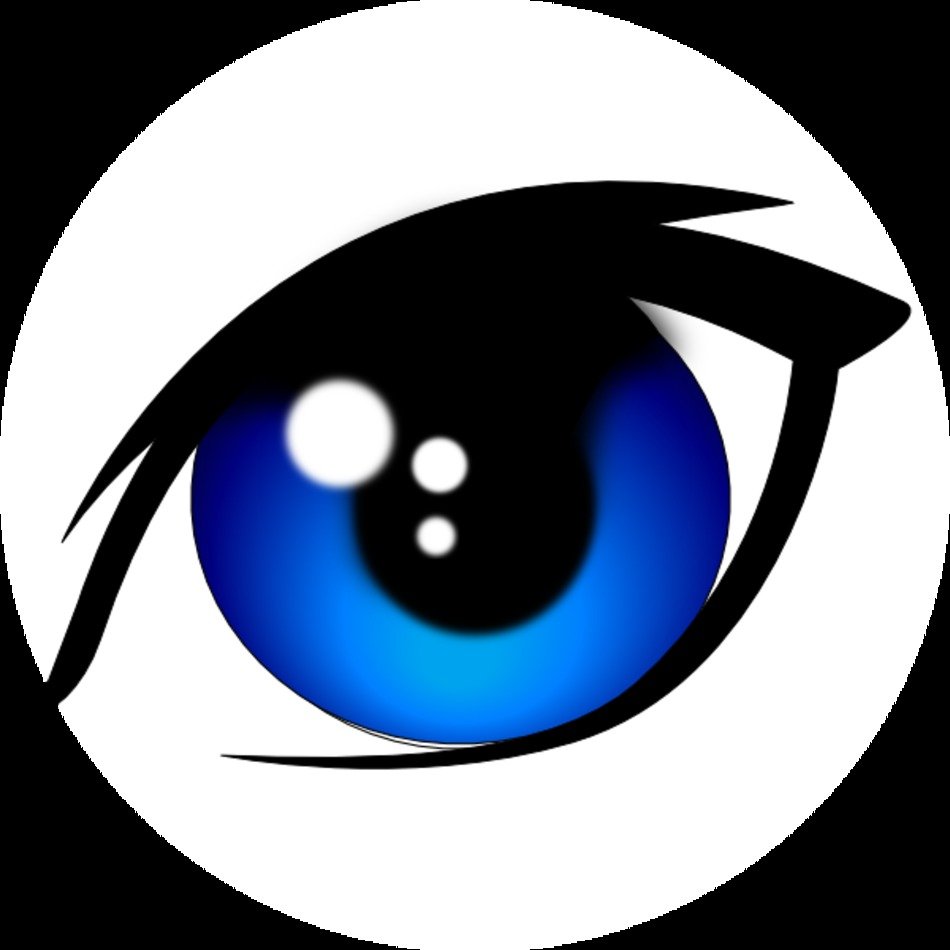 Blue Vector Eye At Clkercom Online