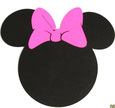 12 Pack 7 Minnie Mouse Ears With A Hot Pink Bow Diy Invitations
