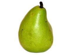 green pear as a picture for clipart