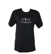 black T-shirt with the inscription Irish Dancer