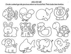 different animals as graphic elements for clipart