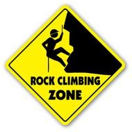 Climbing Zone Sign Xing Gift Novelty Clips Ropes Supplies Gear Clothes