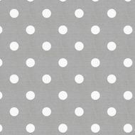 Gray And White Polka drawing