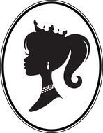 clipart of the princess silhouette