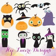 Png Fall Cute Halloween Overlays Digital Scrapbooking