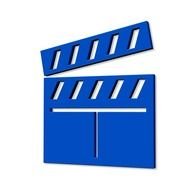 Icon Blue Filmklappe Hatch Synchronously Flap Film N2