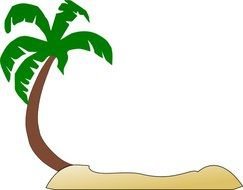 Hawaiian Palm Trees drawing