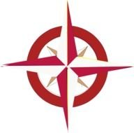 Tan red Compass Rose At Clkercom Vector Online