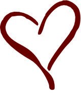 Clipart brown Heart drawing