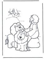 Daniel Coloring Page drawing