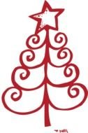 nice red tree drawing