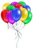 Balloons color drawing