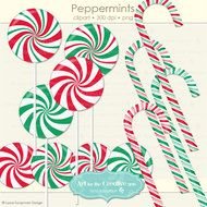 Peppermint Candy Canes By Lanakoopmandesign