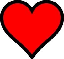 Very Small Red Heart With Transparent Background At Clkercom