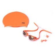 Professional Baby Swimming Goggles Swim Cap Nose Clip Earplug Kids