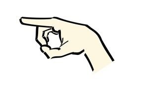 Pointing Hand Clip Art Pointingsvg