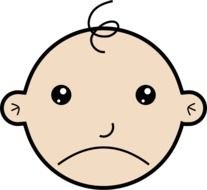 Sad Computer Clip Art Baby Artpng clipart