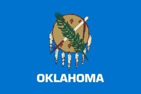 flag of oklahoma state, drawing