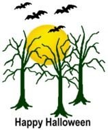 happy halloween drawing poster