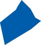 Clip art of blue piece