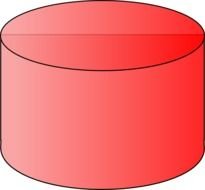Red Cylinder At Clkercom Vector Online Royalty