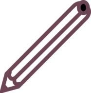 Purple Pencil At Clkercom Vector Online Royalty
