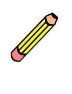 Clipart of Unsharpened Pencil
