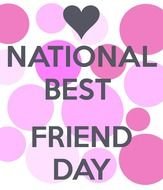 National Best Friend Day Keep Calm And Carry On Image Generator