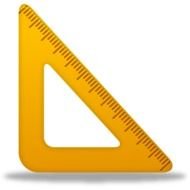 Triangle Ruler Icon Pretty Office 10 Icons Softicons