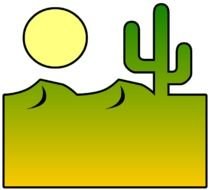 Desert Cutout At Clkercom Vector Online Royalty