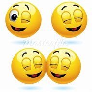 Cute Smiley Faces Animated Face