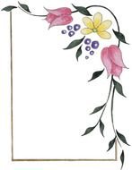 Bordes Decorativos De Flores Para Imprimir N2