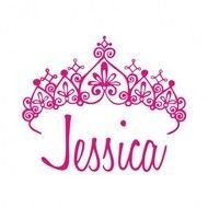 Princess Crown Wall Decal Pictureitcreations Housewares On Artfire
