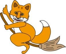 Clip Art Fox Black And White