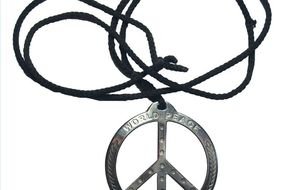 hippy pendant sign necklace