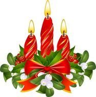 cliprt of the christmas candles