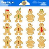 clipart of the Gingerbread Men