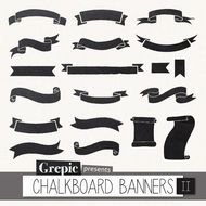 Chalkboard Banners Digital Pack