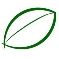 green leaf silhouette