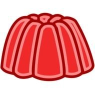 Cartoon red jelly clipart