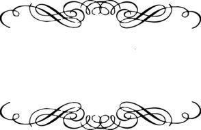 Clipart of Fancy Corner Scrolls