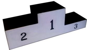 drawing of Olympic Winners Podium
