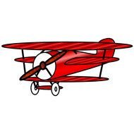 clipart of the red plane