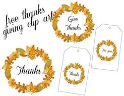 Vintage Thanksgiving sign clipart