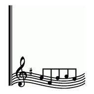 Musical Notes Border Liked
