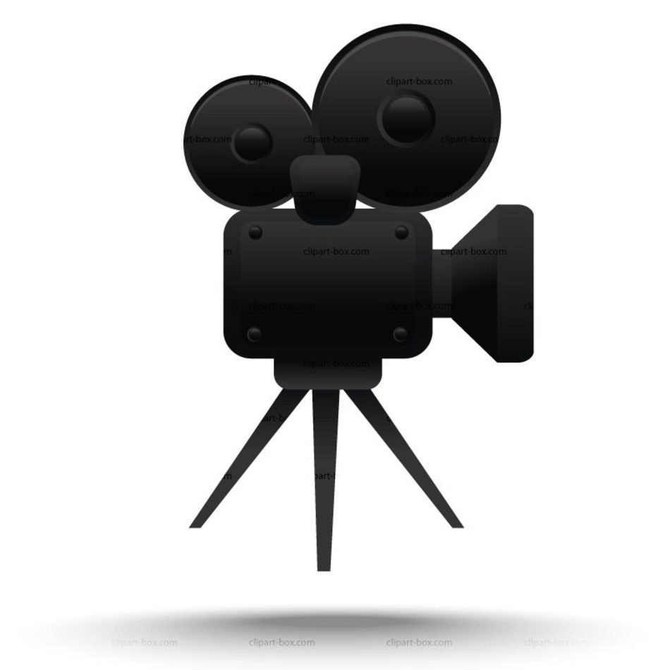 Drawn Black Movie Projector Free Image Download